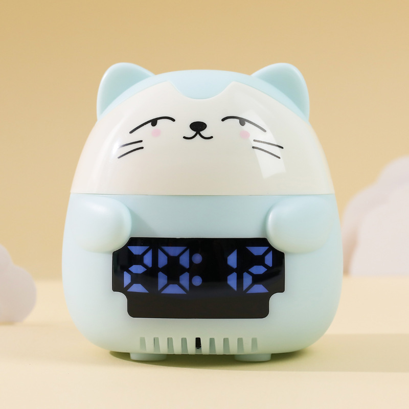 mimidu 미미두 어린이 스마트 탁상시계 AI 대화 알람시계 학생용 카툰 충전식