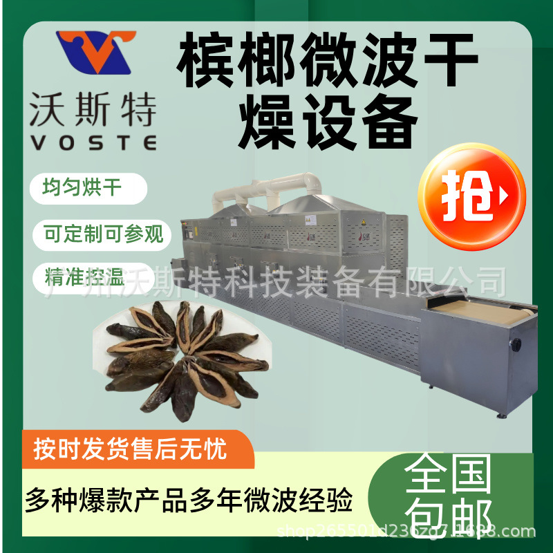 沃斯特槟榔加热设备 二氧化硅微波烘干设备 精准控温