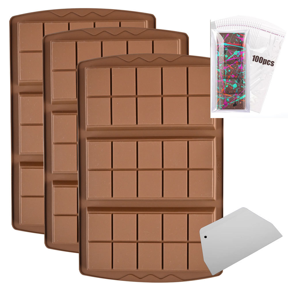 초콜릿 몰드 3개 + 가방 + 스크레이퍼