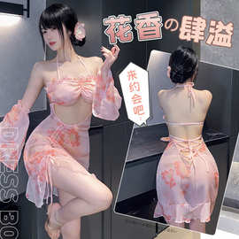 新款纯欲情趣内衣性感连衣裙情绪睡衣床上禁欲制服qqny日系一件发