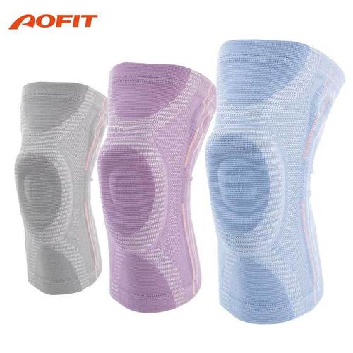 Sports knee pads thin winter professional basketball running dance meniscus protection women's knee guard knit knee pads