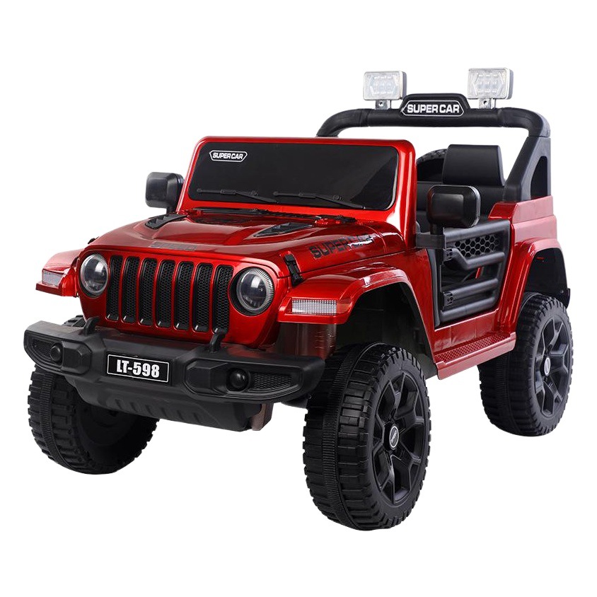 Coche de juguete para niños con tracción en las cuatro ruedas vehículo todoterreno portátil con batería de litio para niños nuevo coche de educación temprana para bebés de cuatro ruedas