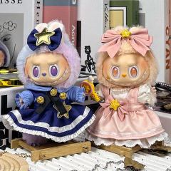 仅衣服适用labubu拉布布娃衣17厘米15吊带裙一二三代裙子原创少女