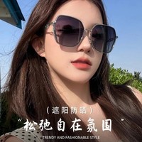 大框偏光多边形墨镜女2025新款方圆脸显瘦高级感防紫外线太阳眼镜