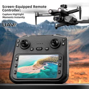 JJRC with screen LCD remote control brushless drone professional HD aerial photography remote control aircraft boy toy cross-border
