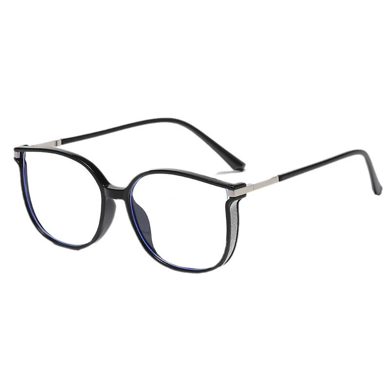 Korean-Style Trend Glasses, Anti-Blue Light Lenses, Fitted Frame — Multiple Colors & Powers