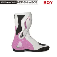 BENKIA HDF-SH-W208 BQY мотоцикл велосипедные ботинки женские мотоциклетные гоночные водонепроницаемые велосипедные ботинки