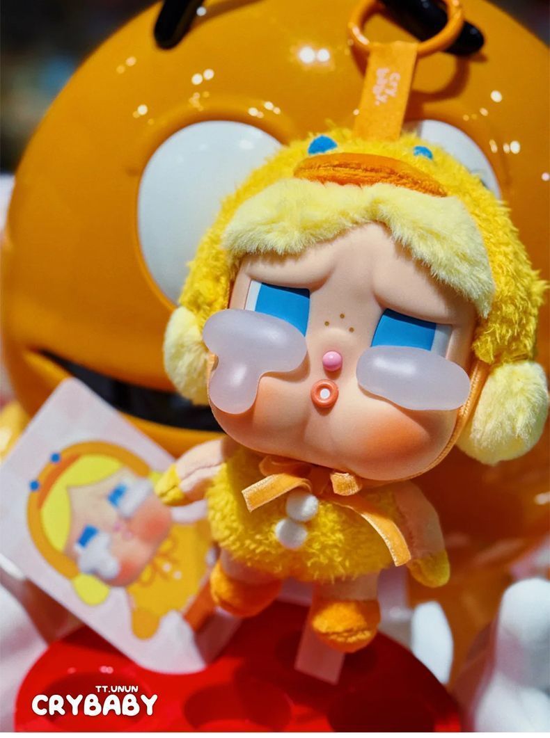 Crying Baby Car Seatbelt Shoulder Pad Cute Plush Doll Women's Special Car Interior Anti-Strangling Shoulder Strap Protector