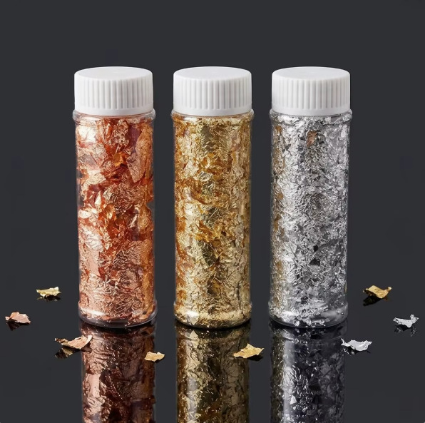 Manufacturer 2g Gold Foil Fragments Nail Art Decorations Gold Foil Fragments Silver Foil Rose Gold Foil Paper Resin DIY Handmade Painting Decoration Fragments Manufacturer 2g Gold Foil Fragments Nail Art Decorations Gold Foil Fragments Silver Foil Rose Gold Foil Paper Resin DIY Handmade Painting Decoration Fragments