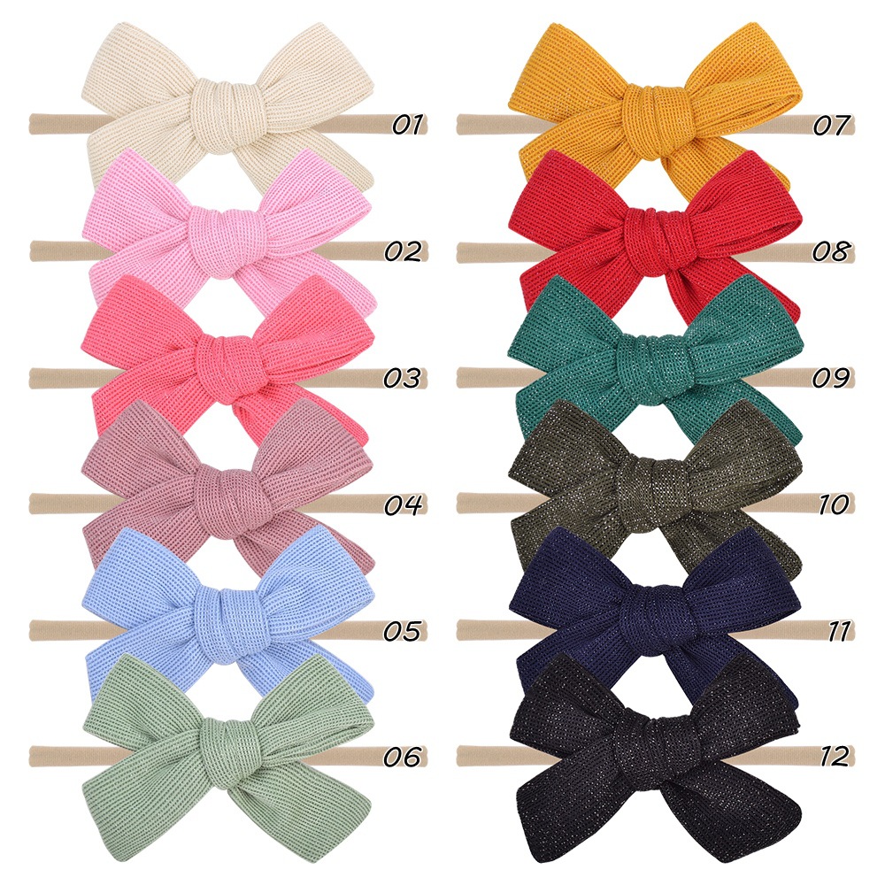 Nihaojewelry Cute Children's Color Seamless Bow Small Hair Wholesale Jewelry display picture 1