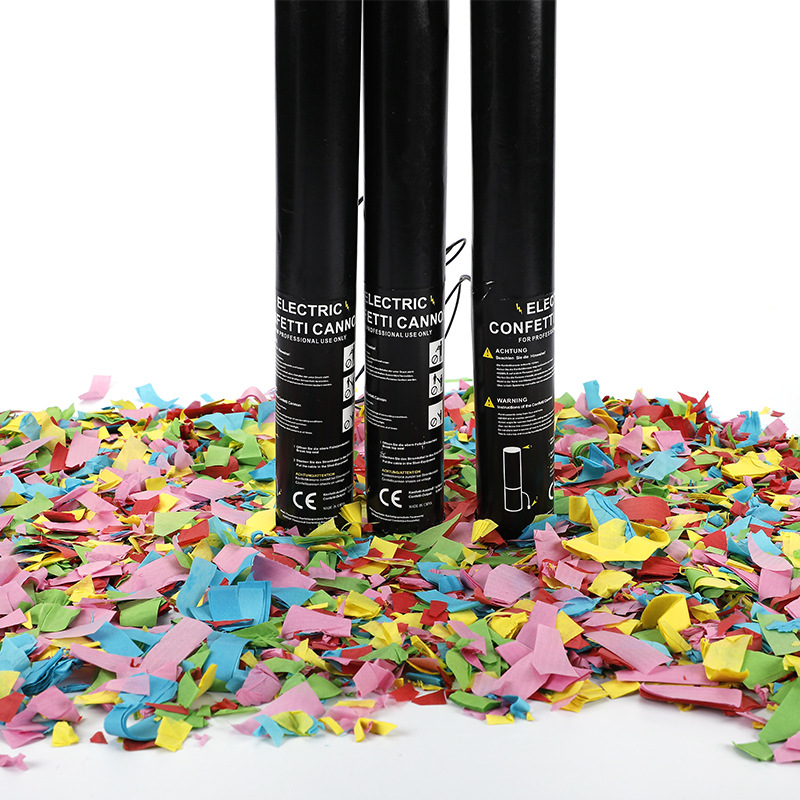 Barra electrónica regalo de boda flor retardante de llama color papel discoteca bar regalo tubo festivo pistola consumibles