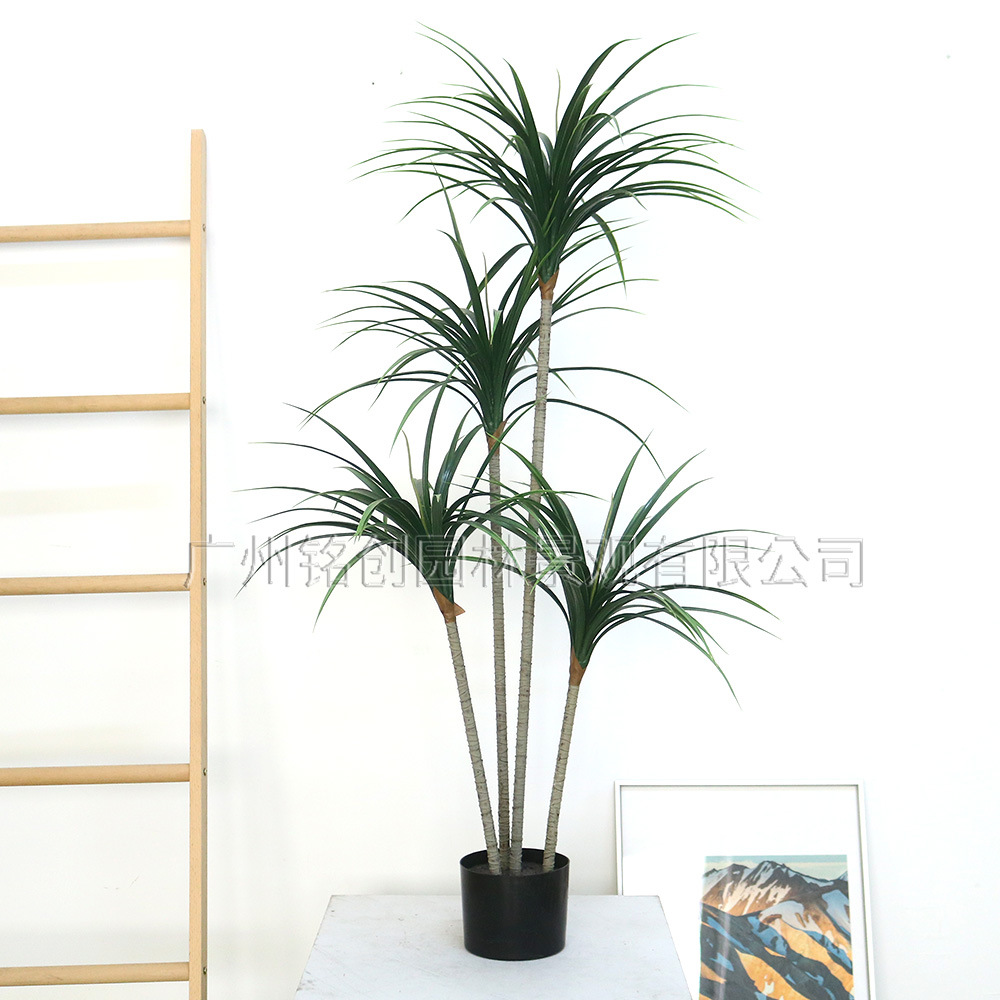 120cm4 varilla 4 cabeza verde árbol de hierro