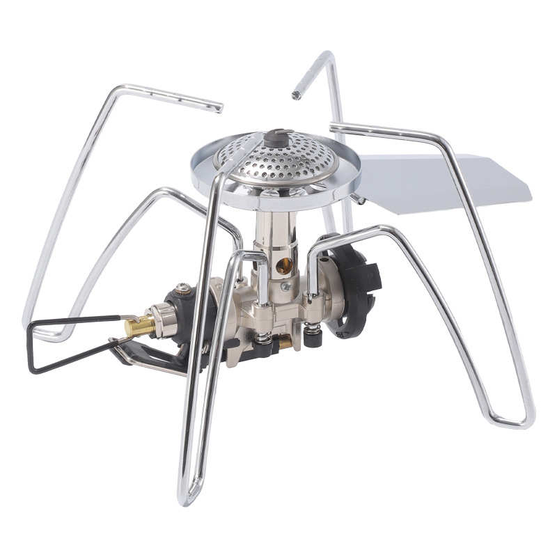 Arzător de camping pe gaz rezistent la vânt putere reglabilă_voghion.com