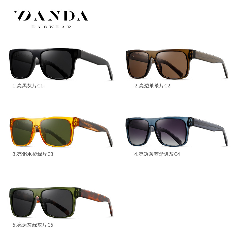 Nuevas gafas de sol polarizadas para hombres y mujeres europeos y americanos