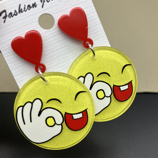 �羳�A��ЦĘ���h�Sɫ����������earrings�Ʒ���Q��Ʒ�WԺ�L