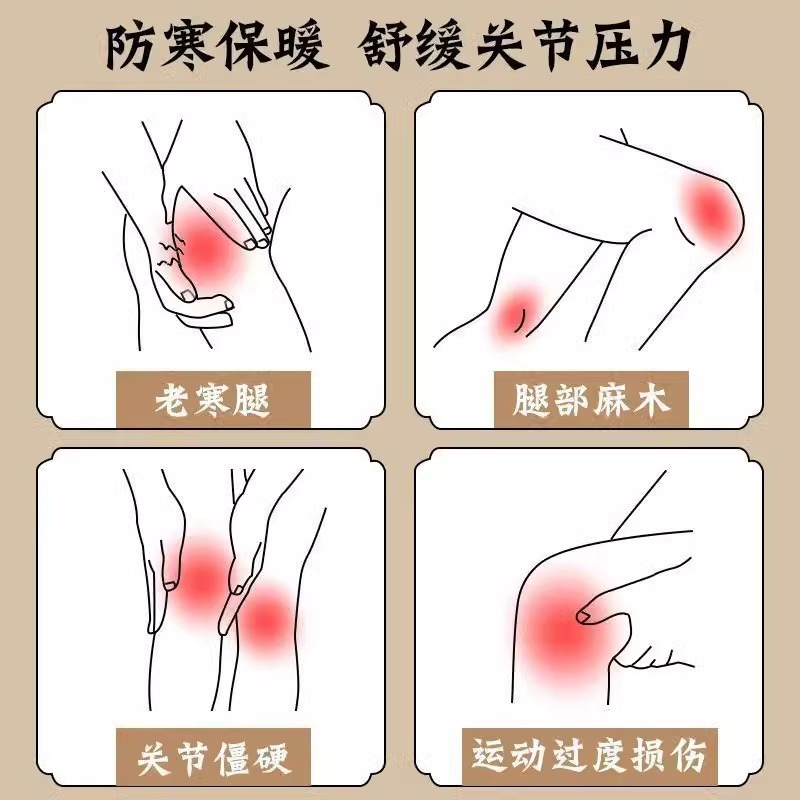 护膝贴自发热艾草蒸汽暖膝艾灸贴关节保暖热敷老寒腿膝盖贴防寒贴|undefined