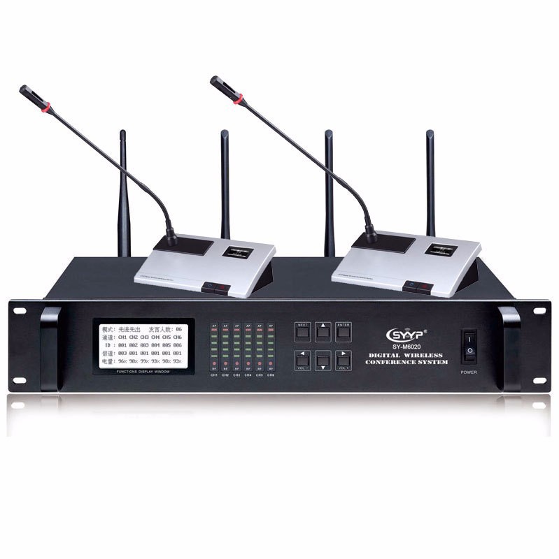 SYYP思音无线手拉手数字会议系统SY-M6020（讨论+视像跟踪）