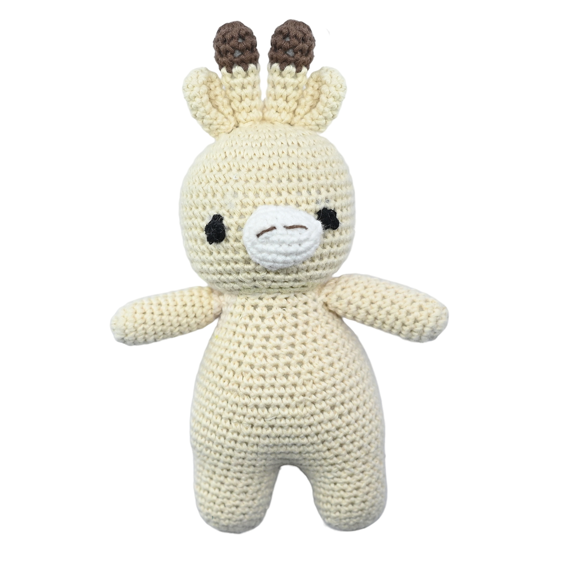 Nuevo estilo creativo tejido a mano ganchillo campana peluche muñeca caja de regalo animal de punto muñeca de bricolaje para niños
