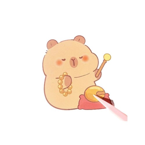 Kapibara sticker pack Sanrio diary decoration material phone sticker cute panda DIY water cup sticker