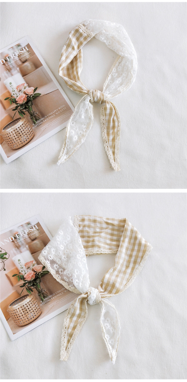 Triangle Stitching Fashion Scarf display picture 10