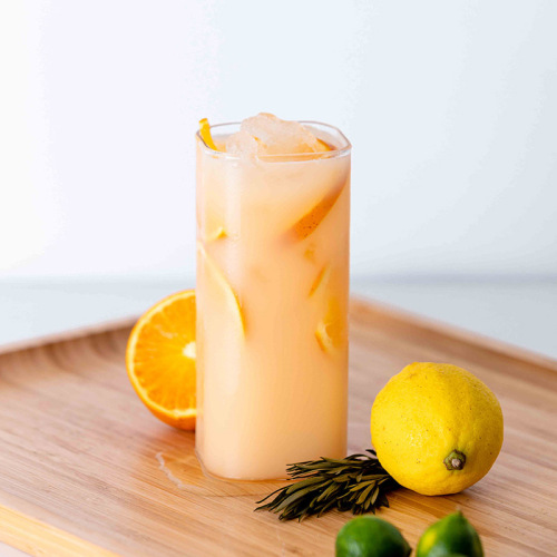 Square glass cup household water cup for women simple Ins high borosilicate Nordic with straw transparent milk beverage cup