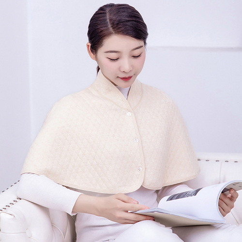 Cloak, cloak, neck vertebra protection, four-season confinement sleeping, colorful cotton shawl, air-conditioned room shoulder pads, cold protection and warmth