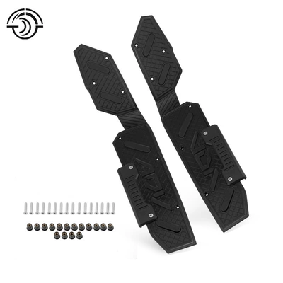 Foot Pedals with Edge Protection, Motorcycle pedals - black