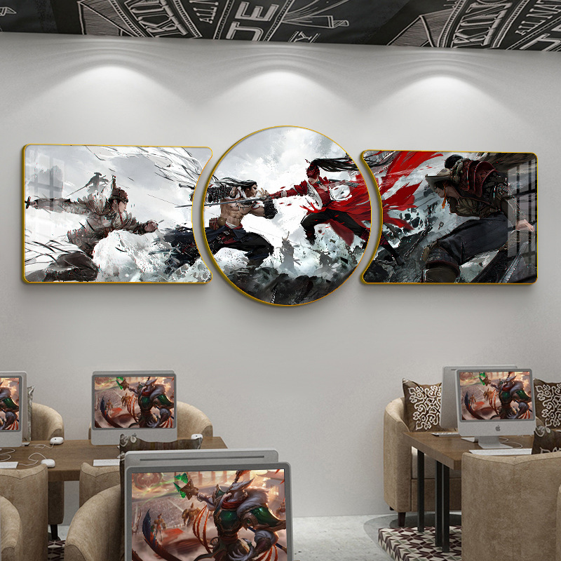 永劫无间挂画电竞房间酒店背景墙装饰动漫游戏海报网吧网咖装饰画