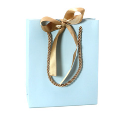 創意絲帶手提紙袋 禮品袋珠寶店袋 可印logo首飾袋飾品袋子