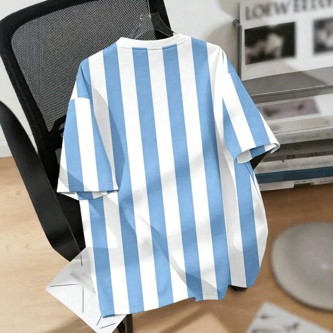 Camisetas de fútbol argentinas con letras y rayas impresas en Argentina Ideal para los aficionados al fútbol