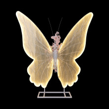 新款婚庆蝴蝶立体橱窗装饰T台场景网红打卡大型装饰拍照道具摆件