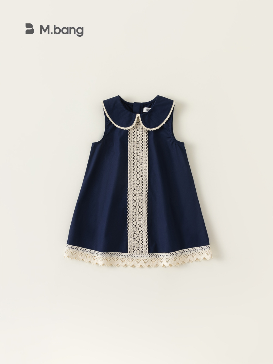 Ropa Infantil Youbao, Vestido de Verano con Encaje para Niñas, Estilo Corte, Traje para Actuaciones de Niñas Pequeñas
