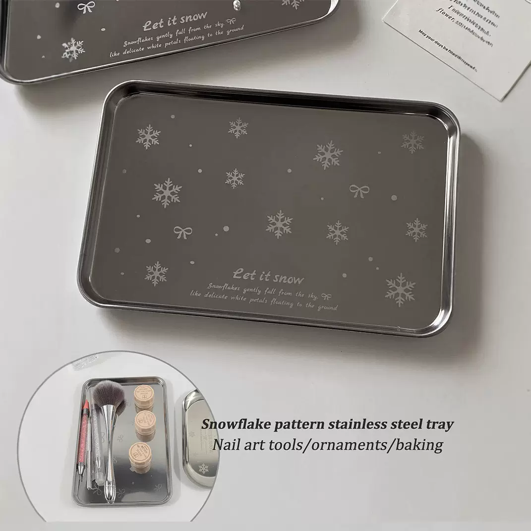 美甲拍照道具ins托盘网红饰品收纳盘氛围背景布装饰摆拍摄影