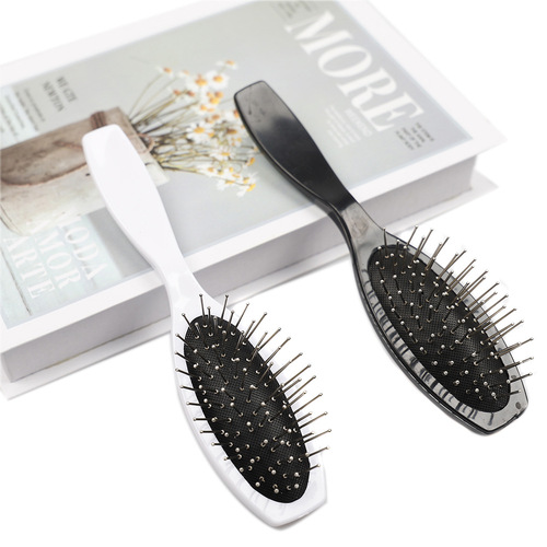 Wig gifts flat air bag comb small steel comb wig steel comb steel tooth comb plastic small air bag comb