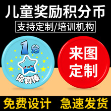 积分币积分卡奖励孩子儿童好习惯养成小学生鼓励兑换培训机构