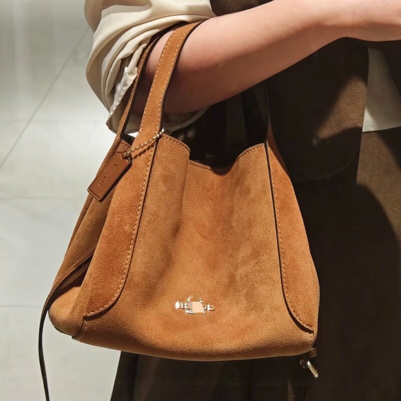 Koujia's New Hadley21 High-End Version of the Hadley Basket Leather Handbag, Suede Shoulder Crossbody Bag for Women Koujia's New Hadley21 High-End Version of the Hadley Basket Leather Handbag, Suede Shoulder Crossbody Bag for Women