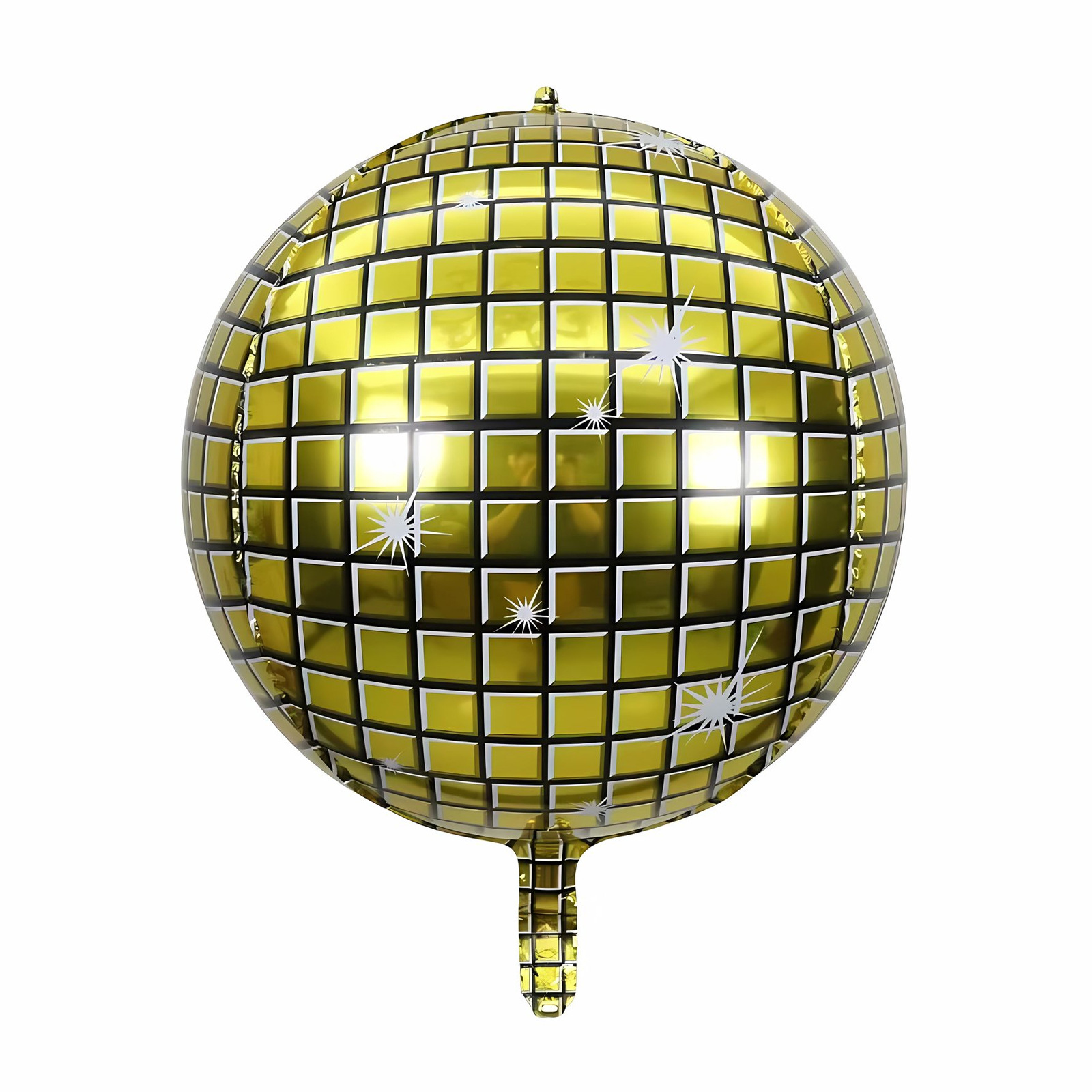 Laser transfronterizo plata oro color disco película de aluminio bola KTV fiesta de cumpleaños 22 pulgadas 4D globos discoteca