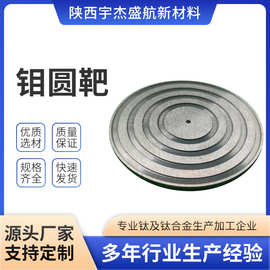 源头厂家供应99.95% Mo1 高纯钼圆靶 钼靶材 钼方板管靶规格齐全