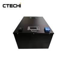 源头厂家高尔夫球车叉车电池24V100Ah电动观光游览巡逻车动力电池