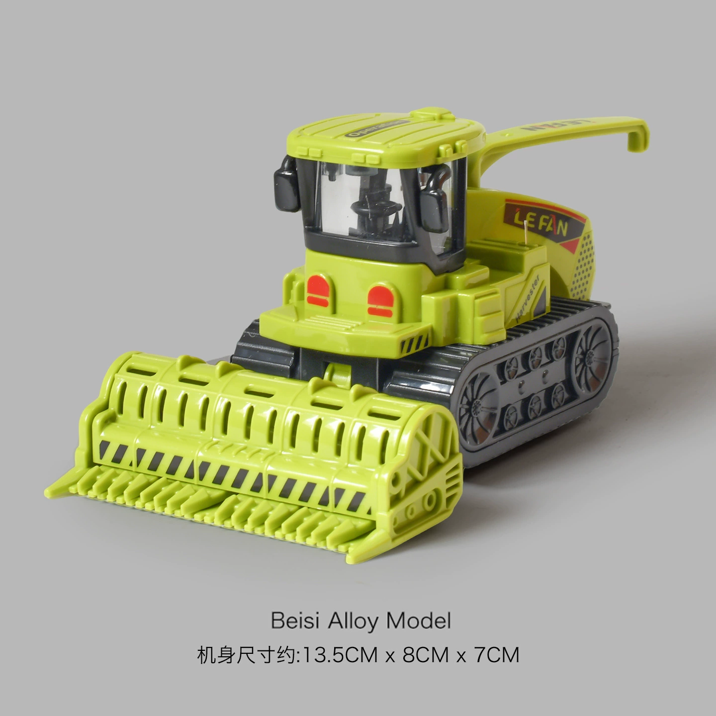 Toy Tractor (Captain Nile) Realistic Inertia Model, Die-Cast Alloy, 13.5 cm Compact
