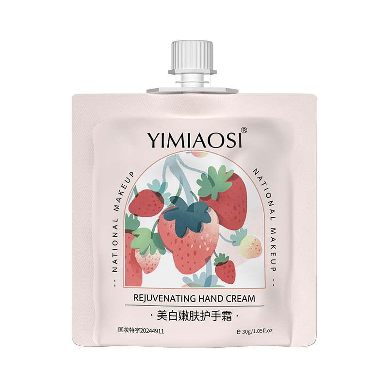 YIMIAOSI blanqueamiento piel rejuvenecedor crema de manos 30g fragancia floral fruta 10 sabor hidratante al por mayor