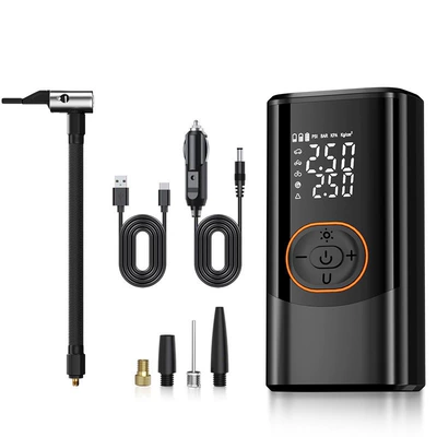 Hava nasosu Car Air Pumps, Electric Smart - wireless-charging-usb-cigarette-lighter-cable