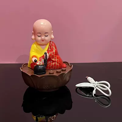 Car ornaments, Interior Decoration Desktop Ornaments - color-box-packaging-rechargeable-sami-red-six-songs