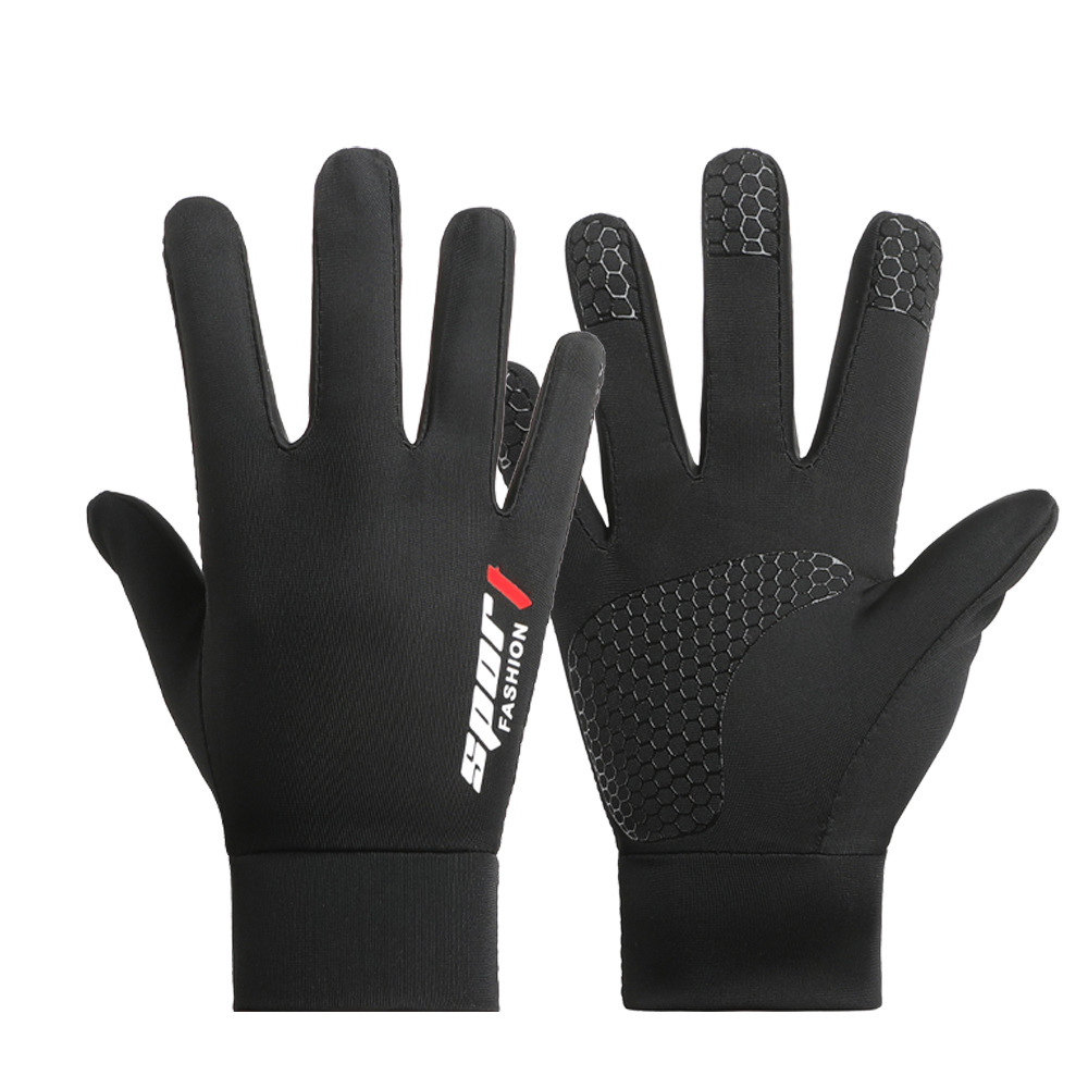 Guantes de protección solar delgados para niños de verano secado rápido y respirado antideslizante de alta elasticidad al aire libre guantes de hielo de montaña