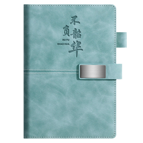 2024 new thickened magnetic buckle notebook business simple notepad purchasing notebook sub-conference office notebook