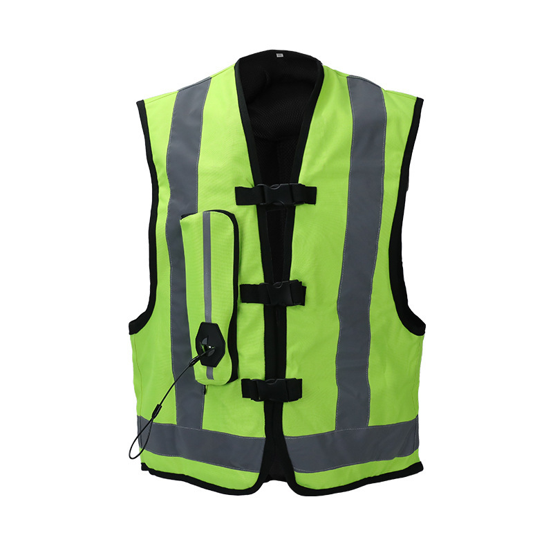 Reflective Safety Vest for Motorcycle Riders, Model Hq-My-001, with Reflective Strips for Cycling, Manufactured by Huaiqiu