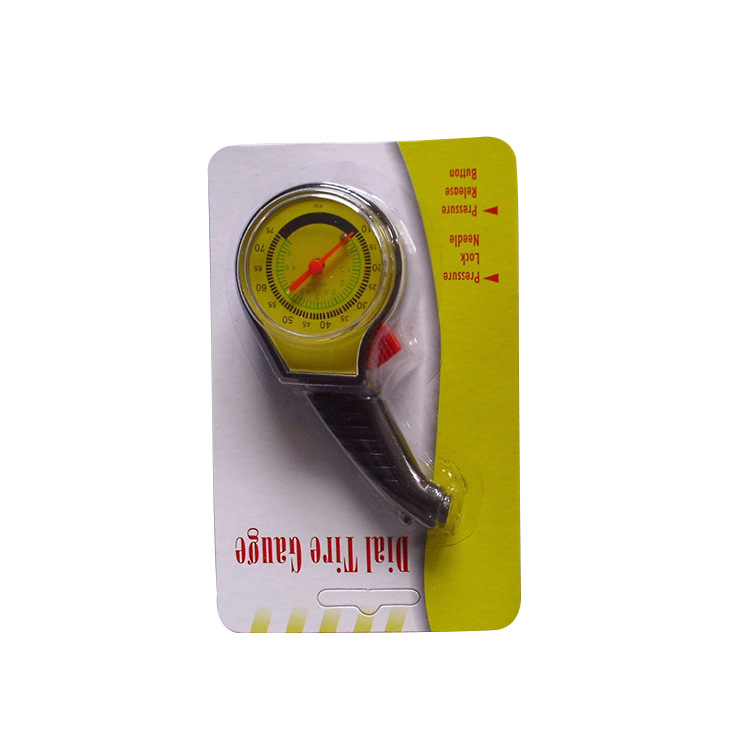 源头厂家 供应002塑料胎压表胎压计胎压笔测量范围0-75