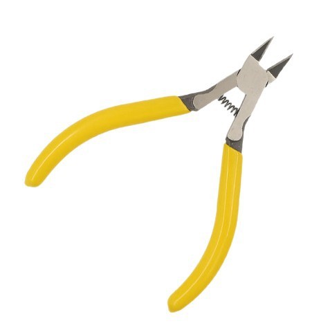 ジュエリープライヤー クロムバナジウム鋼 超先のとがった薄いラジオペンチ DIY 手組み立てガンダム巻きジュエリーツール 斜めペンチ|undefined