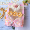 Hair accessory girl's, headband for early age, set, gift box suitable for photo sessions, Korean style