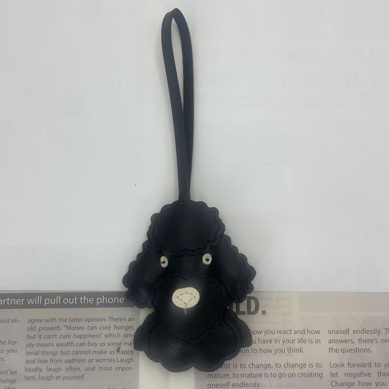 Colgante de Perro para Bolso de PU con Relleno de Algodón para Equipaje